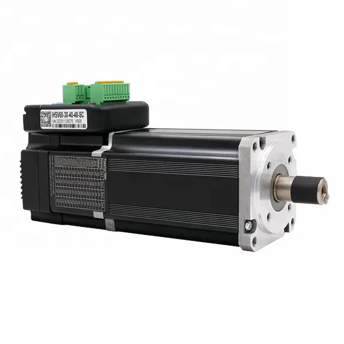 Nema 23 Integrated AC Servo Motor JMC iHSV60-30-40-48-SC 400W 48V 1.27N.m 3 Phase 3000RPM with Brake